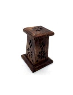 Porte-Encens Cônes Bois Mini Tour 10cm