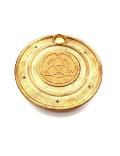 Porte-Encens Bois Rond Trinité 10cm