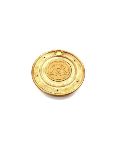 Porte-Encens Bois Rond Trinité 10cm