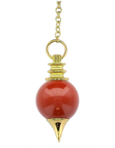 Pendule Sephoroton en Jaspe Rouge