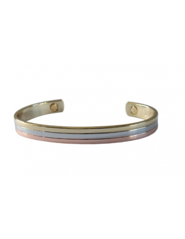 Bracelet cuivre avec Aimants Petit modèle 3 métaux