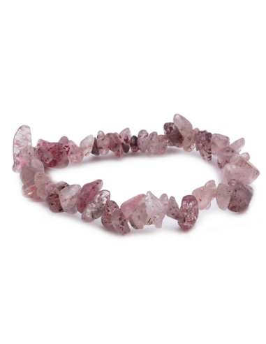 Bracelet baroque quartz hématoide