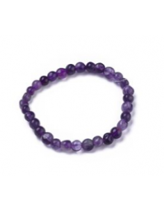 Bracelets d'améthyste naturels