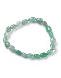 Perles aventurine verts naturels bracelets extensibles