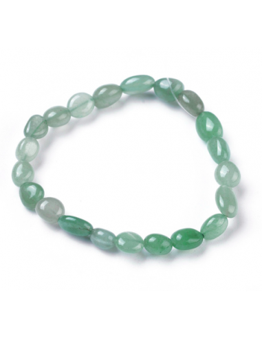 Perles aventurine verts naturels bracelets extensibles