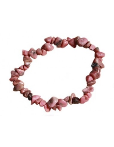 Bracelet baroque en rhodonite