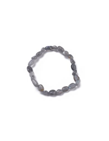 Natural Labradorite Bead Stretch Bracelets