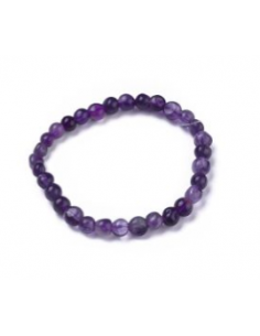 Bracelets d'améthyste naturels
