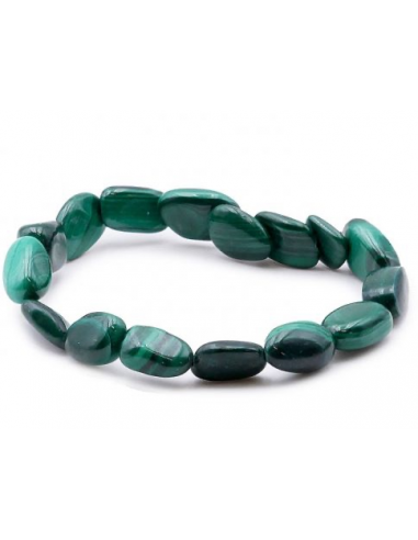 Bracelet Pierres Roulées Malachite A