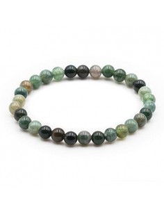 Bracelet Agate Mousse perles