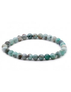 Bracelet Boule 06mm Emeraude AB