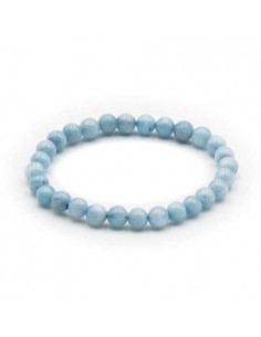 Bracelet Aigue marine Perles