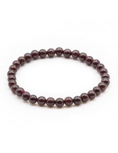 Bracelet Grenat Perles
