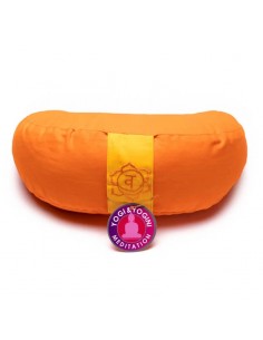 Coussin méditation 1/2 lune 2è Chakra
