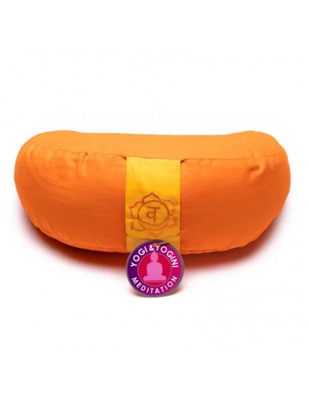 Coussin méditation 1/2 lune 2è Chakra