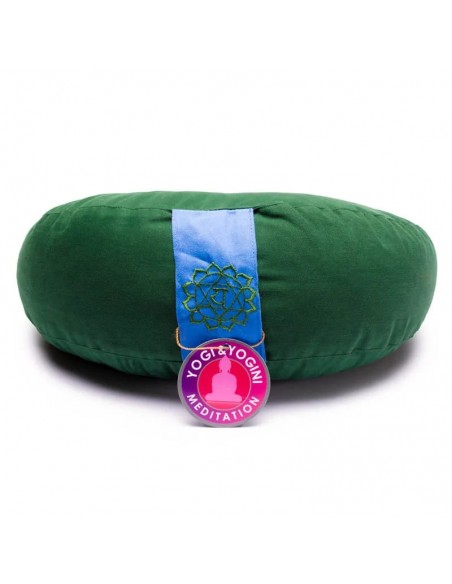 Coussin méditation 1/2 lune 4è Chakra