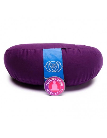 Coussin méditation 1/2 lune 6è Chakra