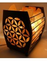 Lampe de Sel Himalaya Panier Fleur de Vie