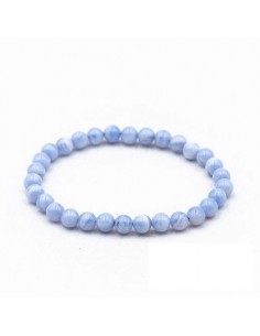 Bracelet Calcédoine perles