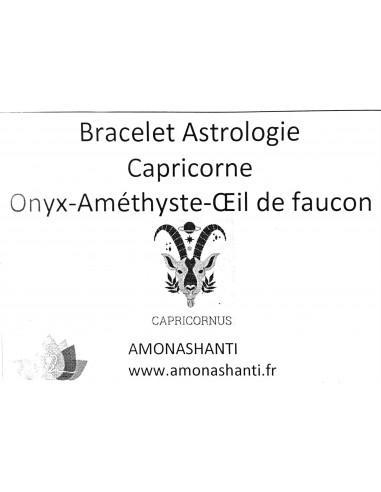 Bracelet Capricorne