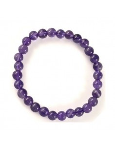 Bracelet Améthyste Perles