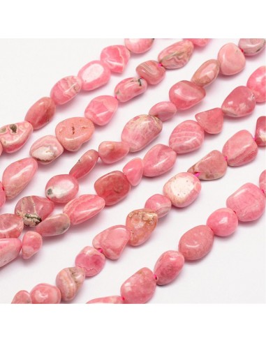 Bracelet pierres roulées rhodochrosite extra