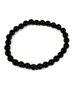 Bracelet Tourmaline noire  Perles 06mm