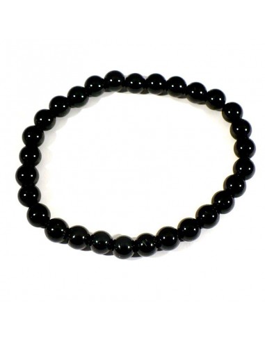 Bracelet Tourmaline noire  Perles 06mm