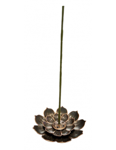 Brûle Encens Métal Fleur de Lotus