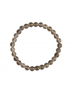 Bracelet Quartz Fumé Perles