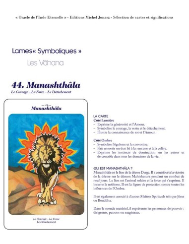 Oracle de l'Inde Eternelle, la voie de l'Ahimsa Oracle de l'Inde Eternelle, la voie de l'Ahimsa