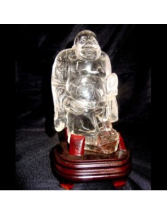 Bouddha en cristal de roche