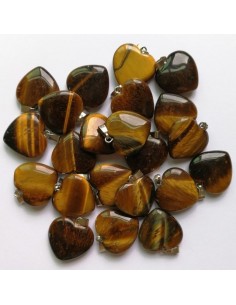 coeur en oeil de tigre