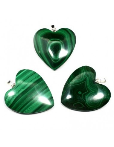 coeur en malachite