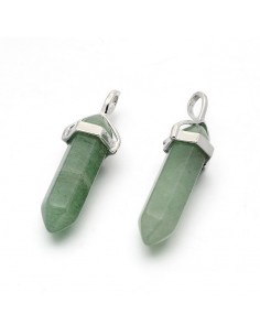 Pointe biterminé aventurine