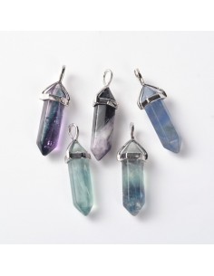 Pointe biterminé fluorite