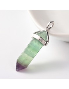 Pointe biterminé fluorite 2